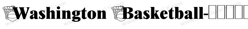 Washington Basketball字体转换